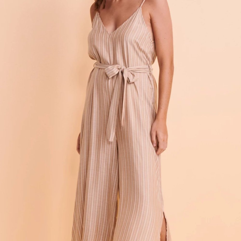 Turquoise Couture - Tan Summer Jump Suit